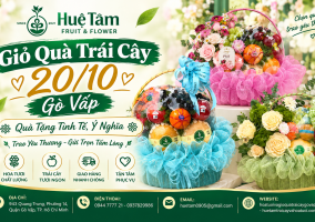 Giỏ Quà Trái Cây Đẹp Ngày 20/10 – Quà Tặng Ý Nghĩa
