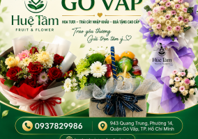 Shop Hoa Tươi Giao Nhanh Gò Vấp Uy Tín, Giao Tận Nơi Nhanh Chóng