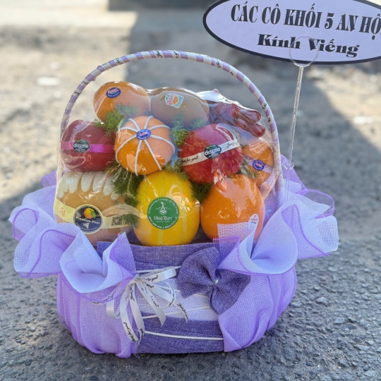 Giỏ Trái Cây Tưởng Niệm – Món Quà Trang Trọng, Chân Thành 