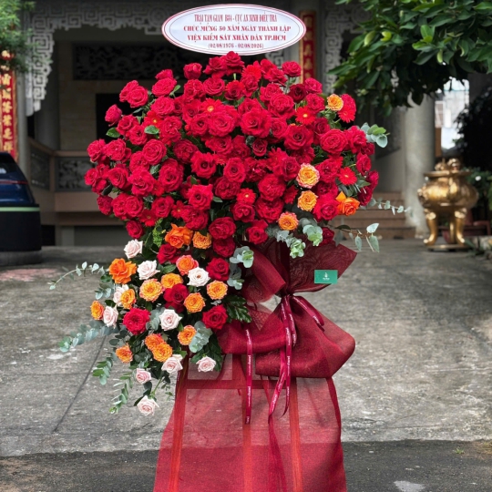 ❤️ Kệ Hoa Khai Trương Hồng Phát Vinh Quang 