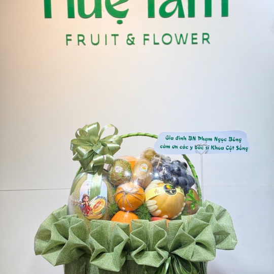 💚🍈 Giỏ Trái Cây Tươi – Thanh Lộc Trường An 