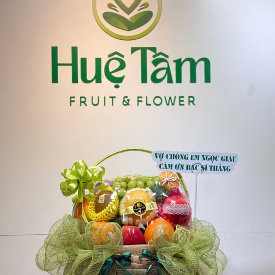 Giỏ Trái Cây Tươi – Lộc Ngọc Bình An 