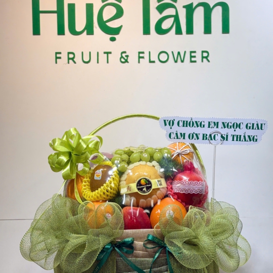 Giỏ Trái Cây Tươi – Lộc Ngọc Bình An  