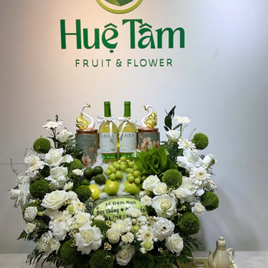 Mâm Quả Bạch Ngọc Song Hỷ – Tinh Hoa Hạnh Phúc 