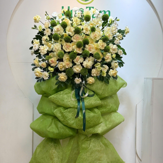 Kệ Hoa Khai Trương Thanh Xuân Cát Tường 