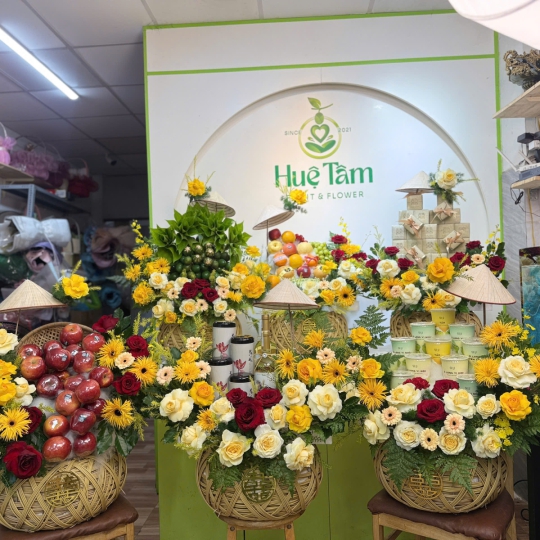 Mâm Quả Kim Hoa Phú Quý – Trọn Vẹn Hỷ Sự 