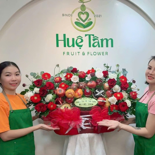 Mâm Quả Hỷ Lộc Viên Mãn – Sắc Đỏ Tân Hôn 