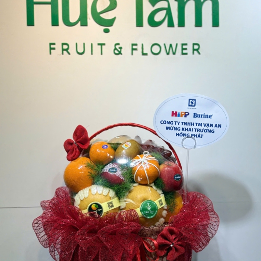 Giỏ trái cây khai trương Hồng Phát Phú Quý 
