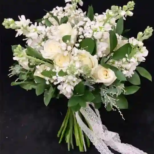 Bó Hoa Cưới Thanh Khiết Trăm Năm 
