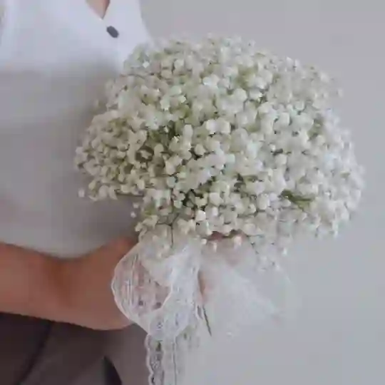 ✨ Bó Hoa Cưới Baby Trắng Ngọc Khiết An Nhiên ✨ 