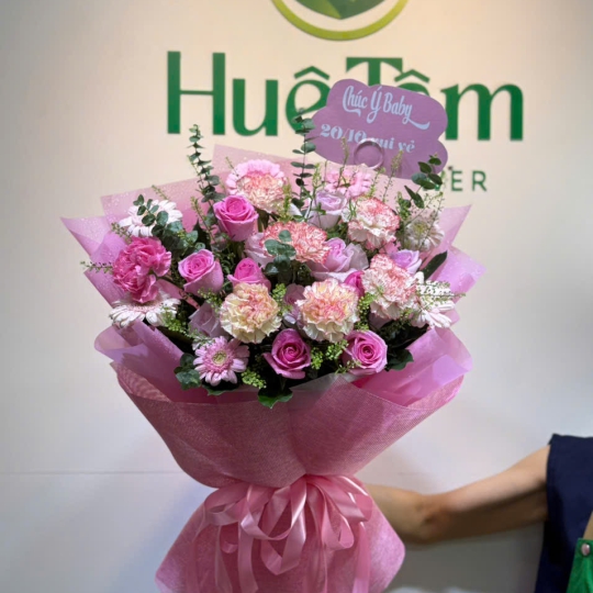 Bó Hoa Hồng Mộng Mơ 💗 HẠNH PHÚC 