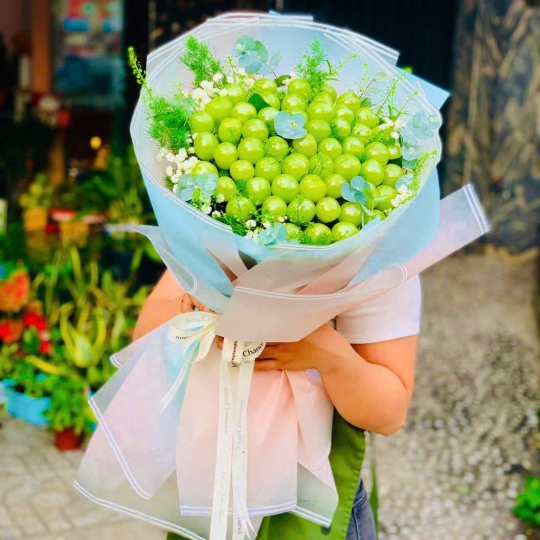 BÓ HOA TRÁI CÂY NHO SIÊU XINH 
