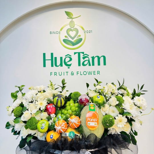 GIỎ TRÁI  CÂY HIỆN ĐẠI KÍNH VIẾNG 