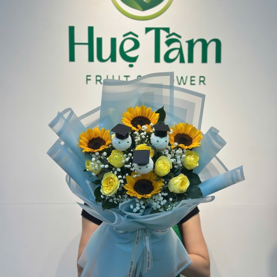 HOA BÓ TỐT NGHIỆP HƯỚNG DƯƠNG 