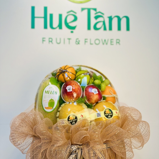Giỏ Quà Trái Cây Vạn Lộc Bình An 🍊✨ 