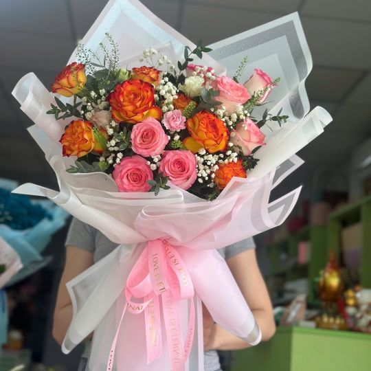 HOA BÓ CAM NỒNG CHÁY 
