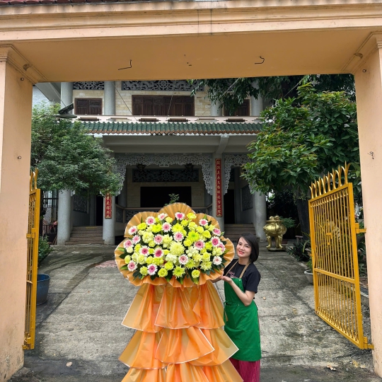 Kệ Hoa Chúc Mừng Vinh Hoa Phú Quý 