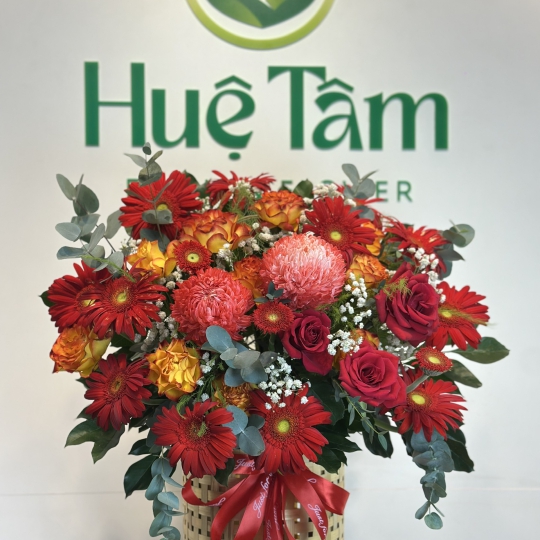 “Giỏ Hoa Hồng Lộc Tài” 