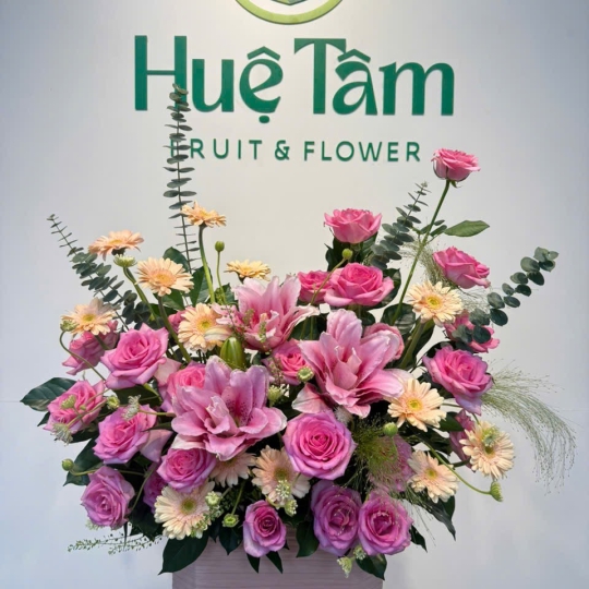 🌷 Giỏ Hoa Sắc Hương Nồng Ấm 