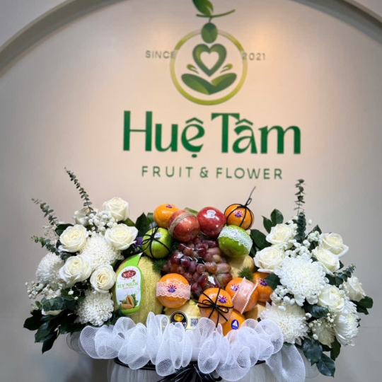✨ Giỏ Trái Cây Kính Viếng Bạch Ngọc Phân Ưu ✨ 