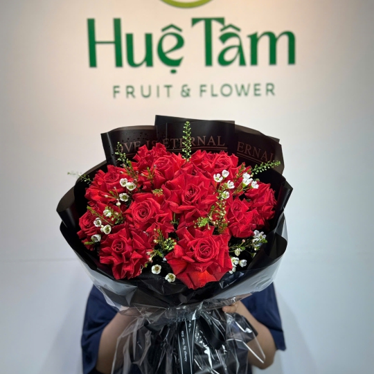 💎 Bó Hoa Hồng Đỏ – Ngọc Hồng Chung Tình 