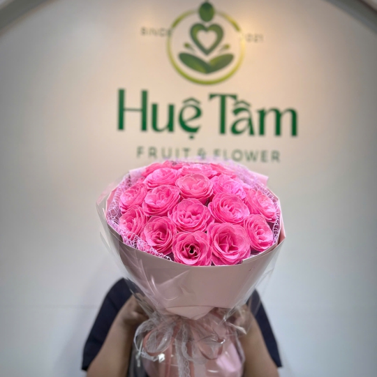 🌷 Bó Hoa Hồng Phấn – Dịu Dàng Thanh Xuân 
