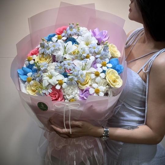🌼 Bó Hoa Sáp Thanh Xuân Rực Rỡ 