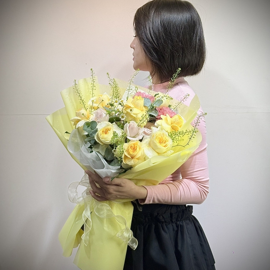 💐 Bó Hoa Hồng – Hẹn Ước Ban Mai 