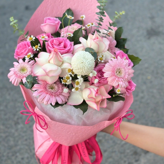 Bó Hoa Pink Garden – Khu Vườn Ngọt Ngào 