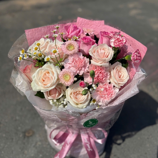 🎀 Bó Hoa Pink Garden – Khu Vườn Tình Yêu 