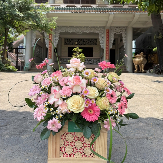 🌸 Blush Garden – Khu Vườn Hồng Dịu 