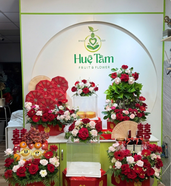 Bộ Mâm Quả Song Hỷ Phú Quý 