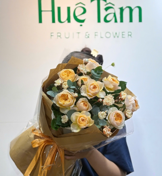 Bó Hoa Hồng Kem Juliet Thanh Lịch