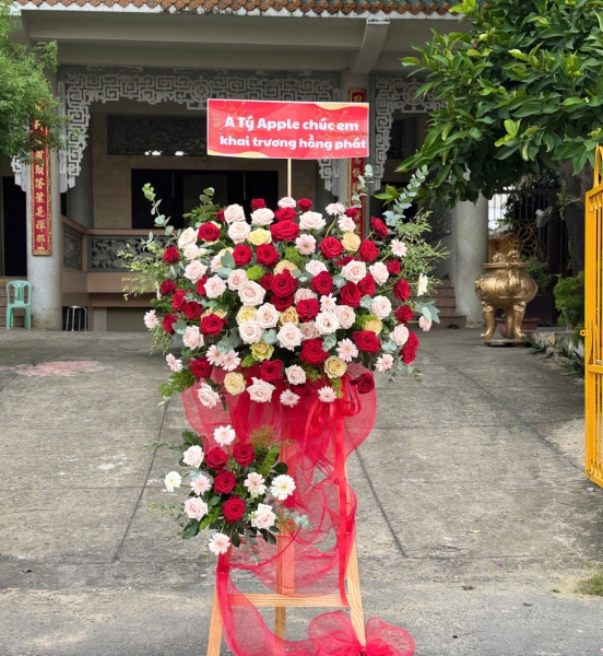 ❤️ Kệ Hoa Khai Trương Phú Quý Khai Hoa