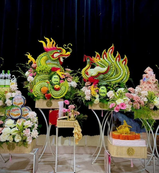 Bộ Mâm Quả Long Phụng Cát Tường