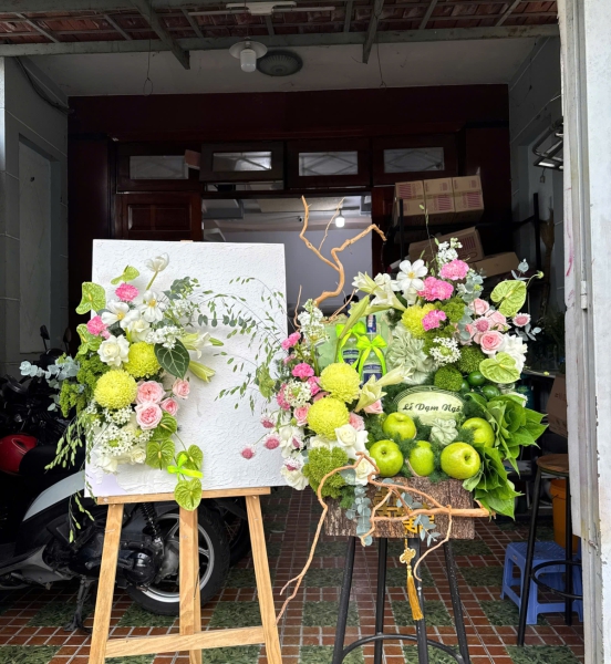 Mâm lễ dạm ngõ Thanh Nhã Cát Tường
