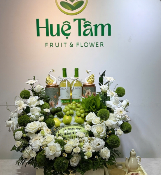 Mâm Quả Bạch Ngọc Song Hỷ – Tinh Hoa Hạnh Phúc