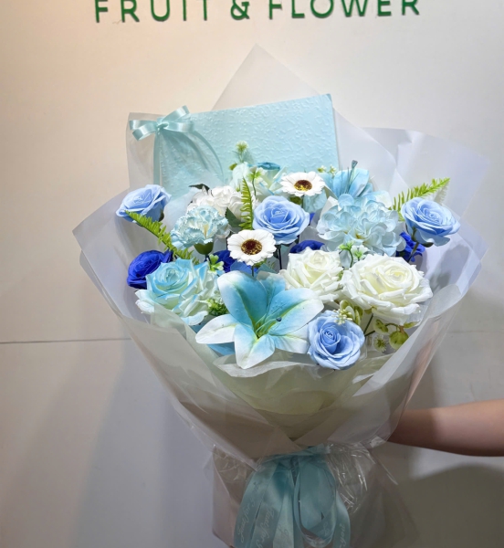 HOA SÁP BĂNG LAM – SẮC XANH TINH KHÔI