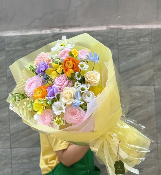 Bó Hoa Sáp Nắng Mai Ngọt Ngào
