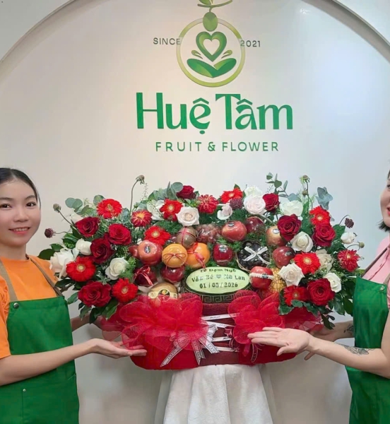 Mâm Quả Hỷ Lộc Viên Mãn – Sắc Đỏ Tân Hôn