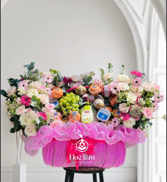 GIỎ HIỆN ĐẠI TRANG TRÍ HOA 2 BÊN LUXURY VIP