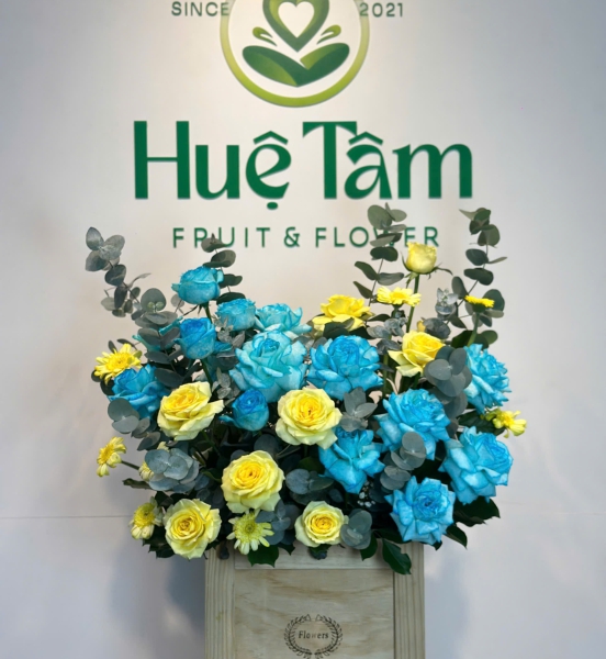Giỏ Hoa Thanh Khiết An Nhiên 🌸