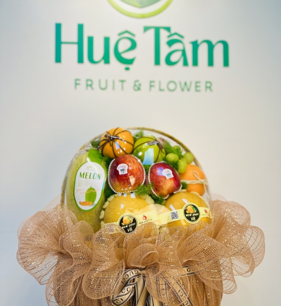 Giỏ Quà Trái Cây Vạn Lộc Bình An 🍊✨