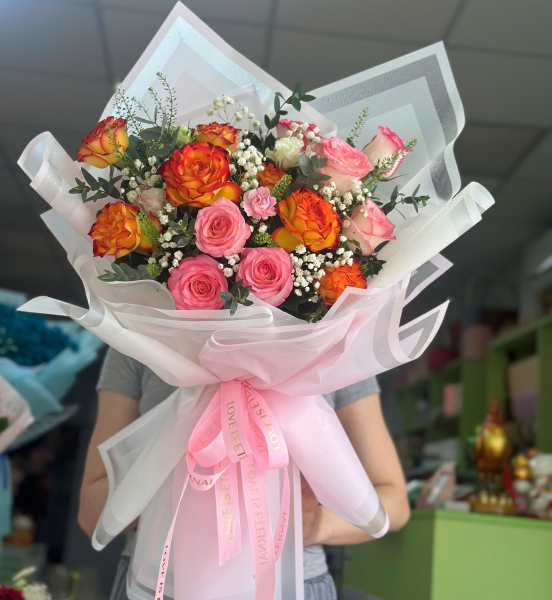 HOA BÓ CAM NỒNG CHÁY