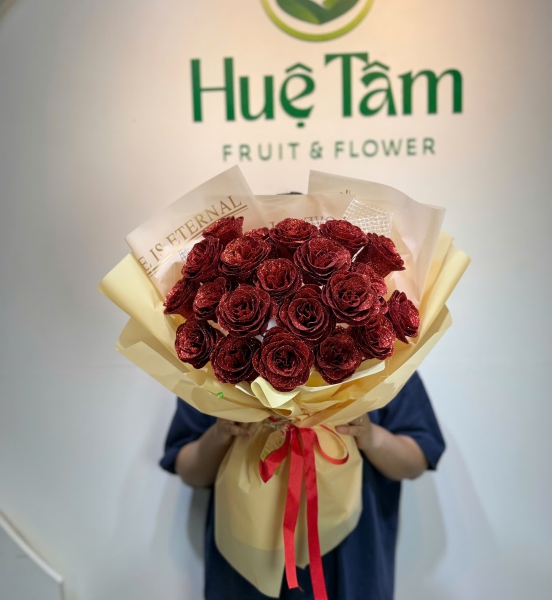 ❤️ Bó Hoa Sáp Đỏ – Ánh Lửa Tình Yêu ❤️