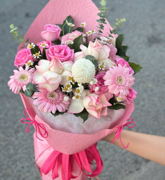 Bó Hoa Pink Garden – Khu Vườn Ngọt Ngào