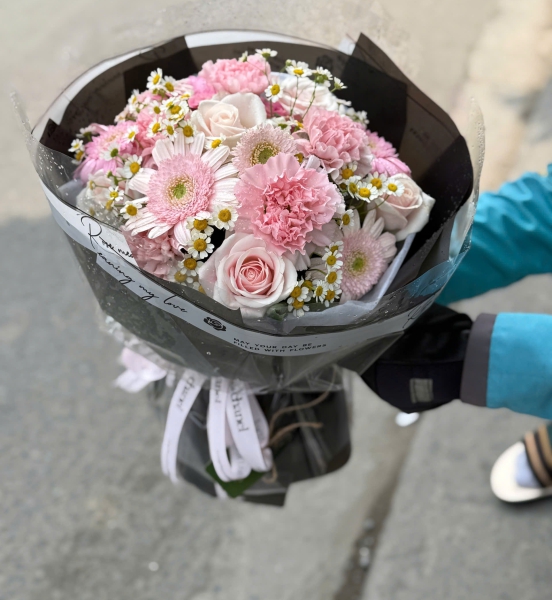 💗 Bó Hoa Pastel – Dịu Dàng Yêu Thương 💗