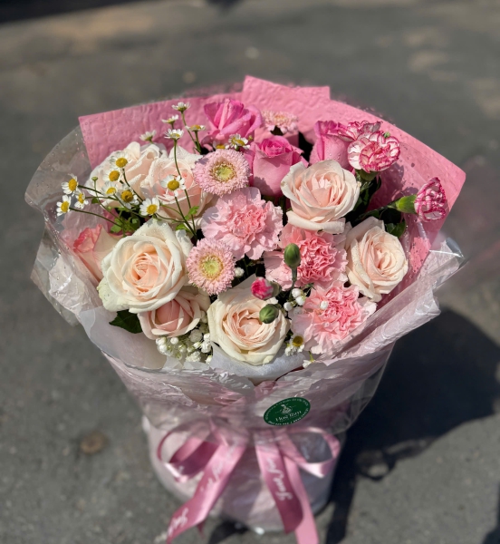 🎀 Bó Hoa Pink Garden – Khu Vườn Tình Yêu