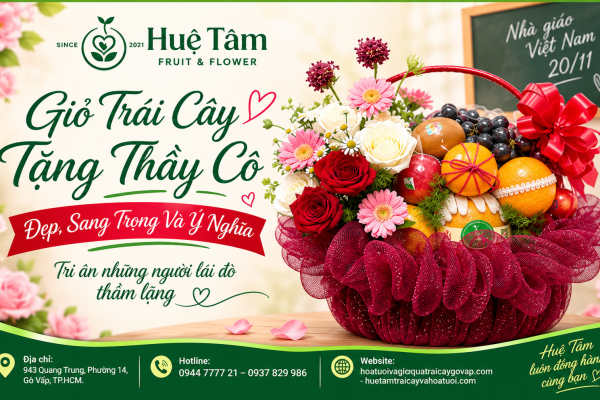 Giỏ Trái Cây Tặng Thầy Cô Đẹp, Sang Trọng Và Ý Nghĩa