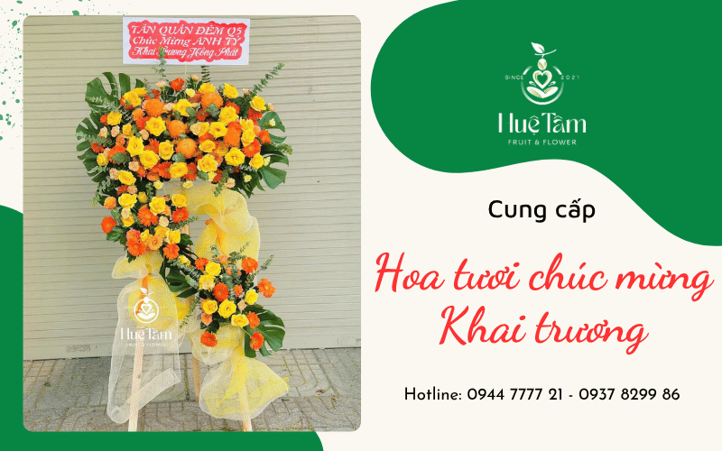 kệ hoa chúc mừng khai trương